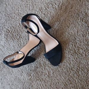 Glaze black suede heals